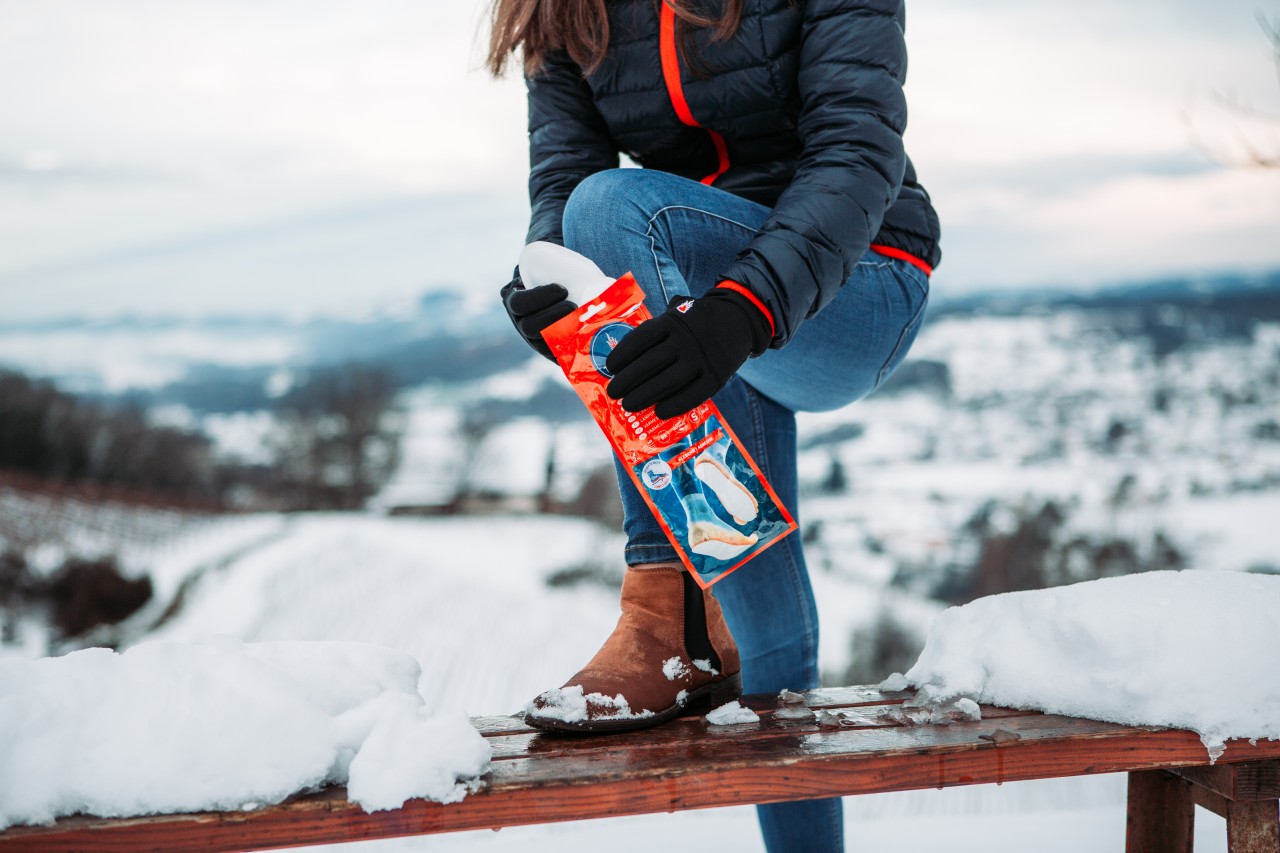 Plantillas calefactables Lenz para dejar de tener los pies fríos al esquiar
